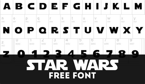free star wars font download.